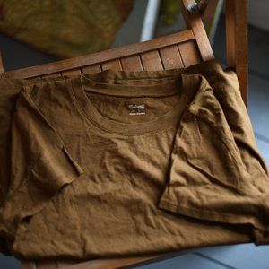 Madewell Northside Vintage Tee in Weathered Olive